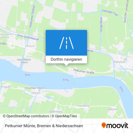 Petkumer Münte Karte