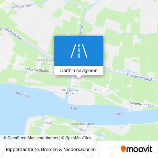 Ripperdastraße Karte