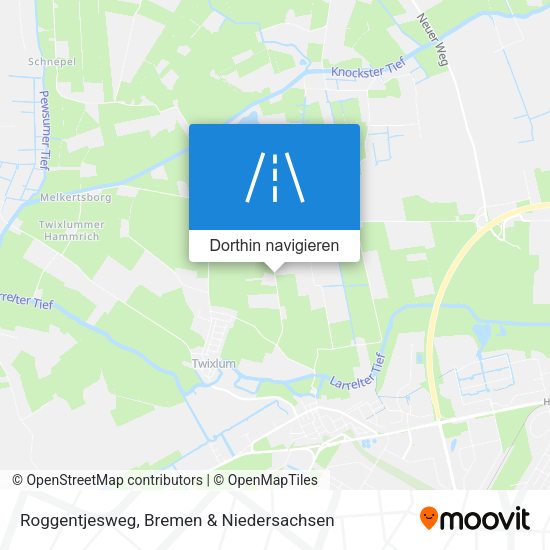 Roggentjesweg Karte