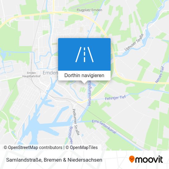 Samlandstraße Karte