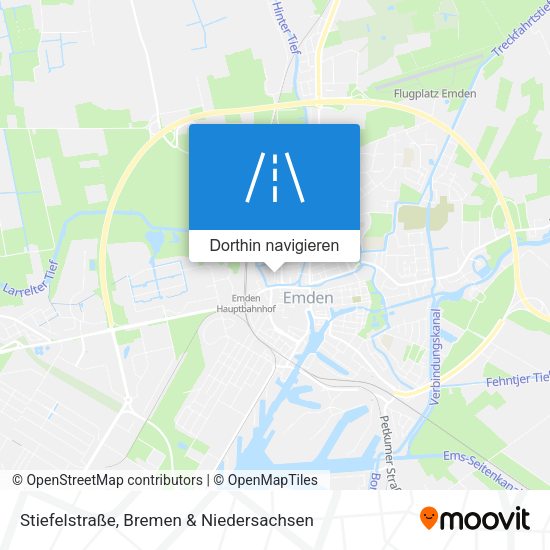 Stiefelstraße Karte