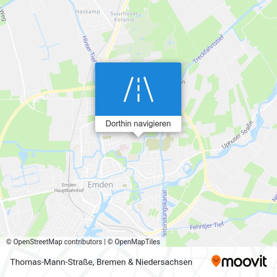 Thomas-Mann-Straße Karte