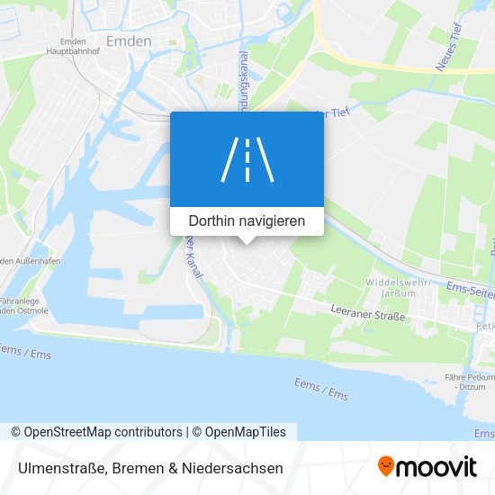Ulmenstraße Karte