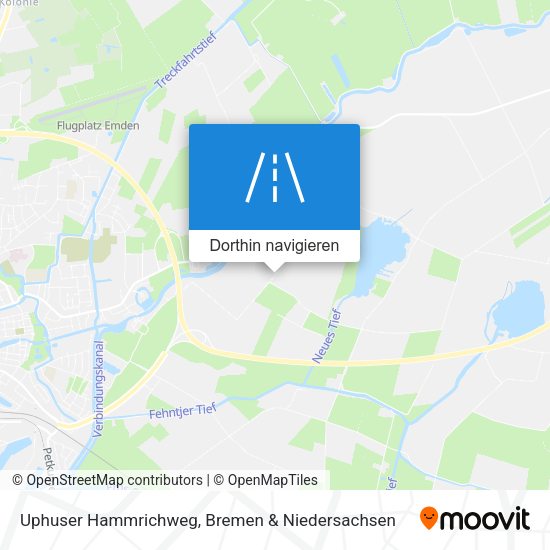 Uphuser Hammrichweg Karte