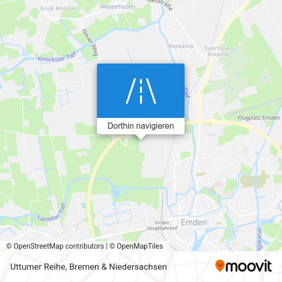 Uttumer Reihe Karte