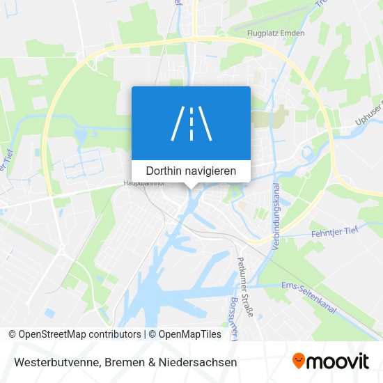 Westerbutvenne Karte
