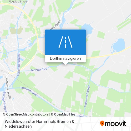 Widdelswehrster Hammrich Karte