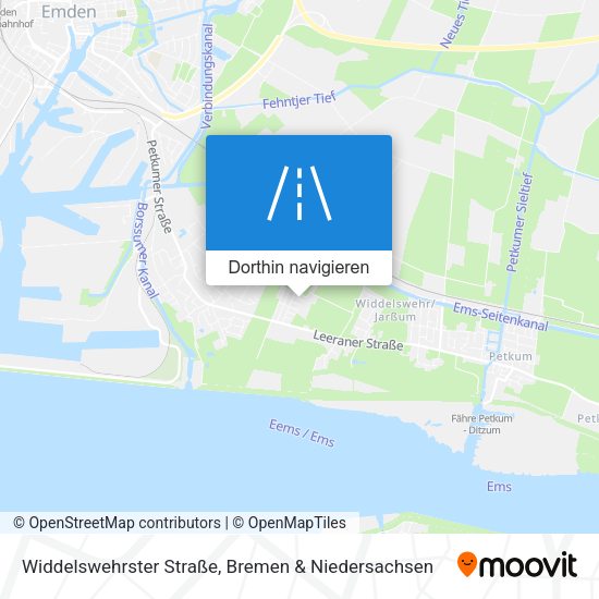 Widdelswehrster Straße Karte