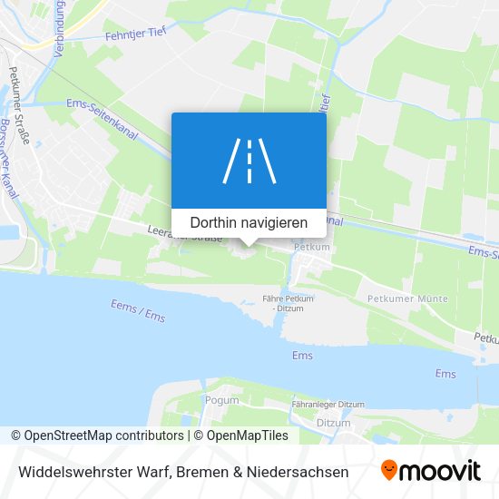 Widdelswehrster Warf Karte