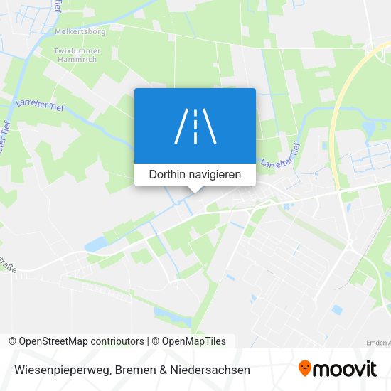 Wiesenpieperweg Karte