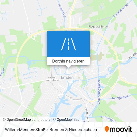 Willem-Mennen-Straße Karte