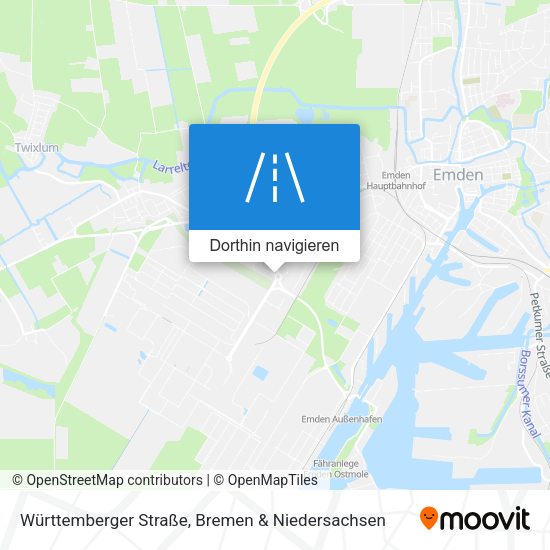 Württemberger Straße Karte