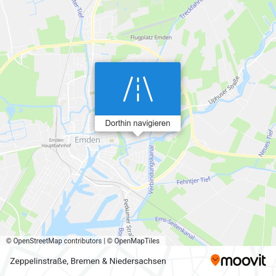 Zeppelinstraße Karte