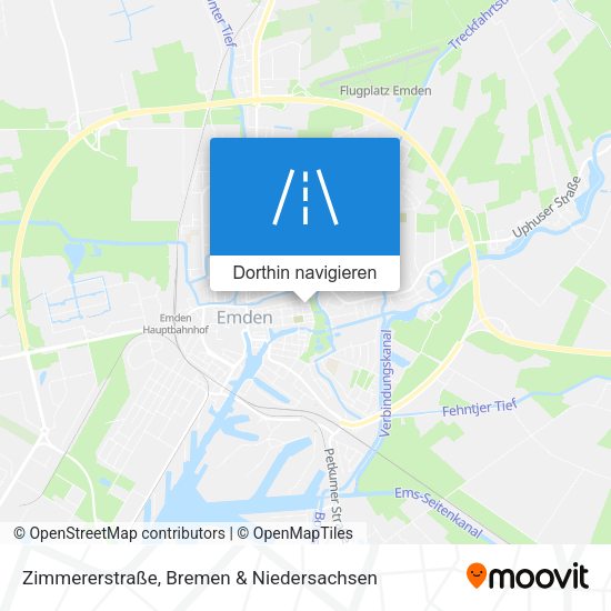 Zimmererstraße Karte