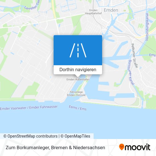 Zum Borkumanleger Karte