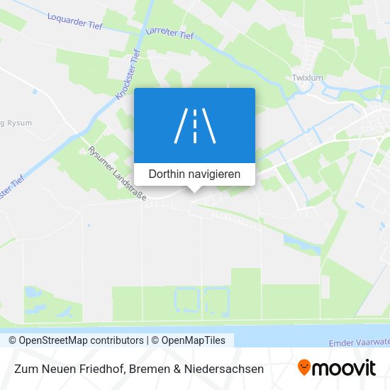 Zum Neuen Friedhof Karte