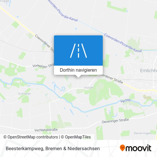 Beesterkampweg Karte