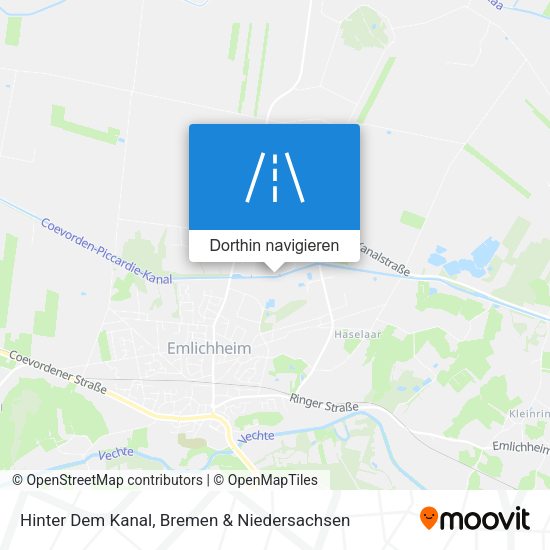Hinter Dem Kanal Karte