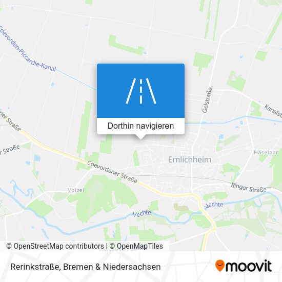 Rerinkstraße Karte