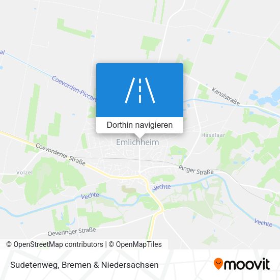 Sudetenweg Karte