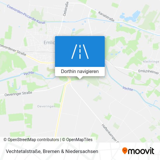 Vechtetalstraße Karte