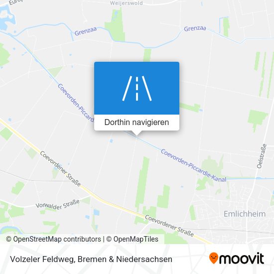 Volzeler Feldweg Karte