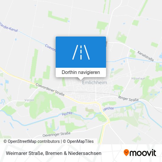 Weimarer Straße Karte