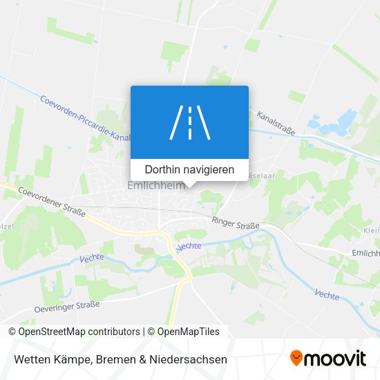 Wetten Kämpe Karte