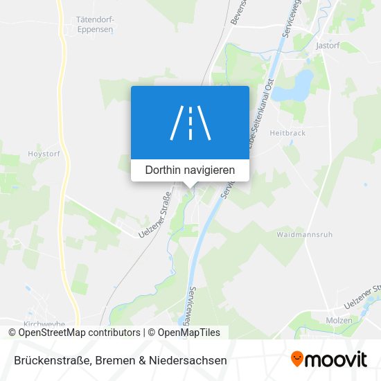 Brückenstraße Karte