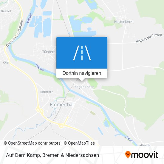 Auf Dem Kamp Karte