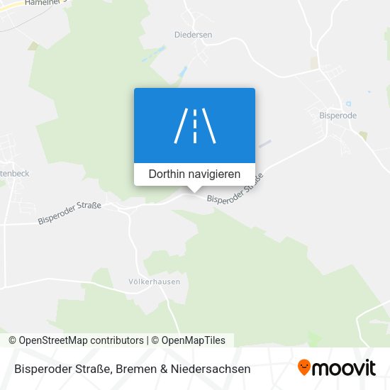 Bisperoder Straße Karte