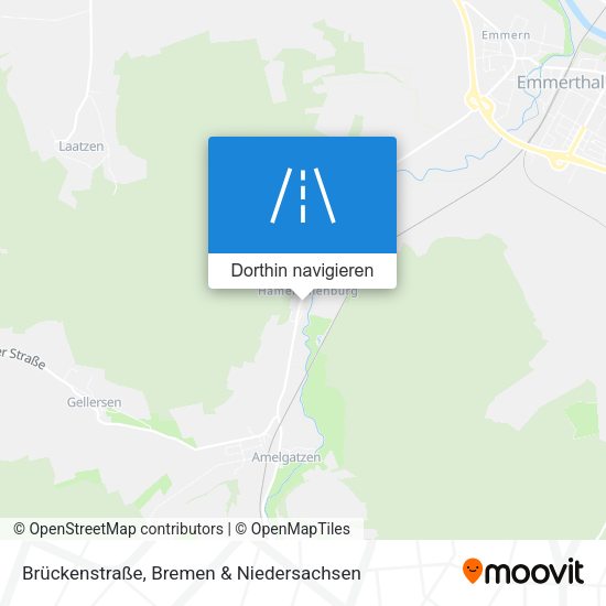 Brückenstraße Karte