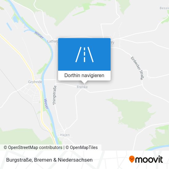 Burgstraße Karte