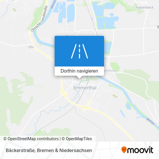 Bäckerstraße Karte