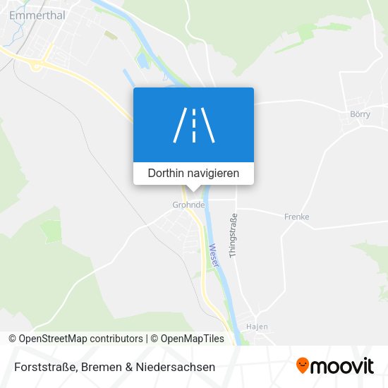 Forststraße Karte