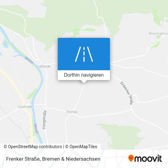 Frenker Straße Karte