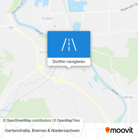 Gartenstraße Karte