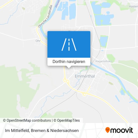 Im Mittelfeld Karte