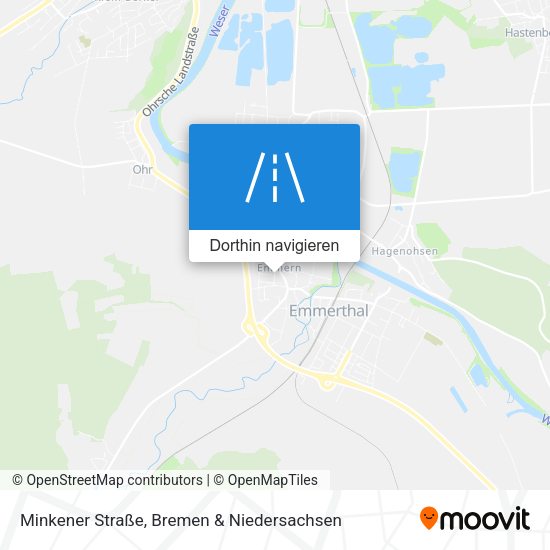 Minkener Straße Karte