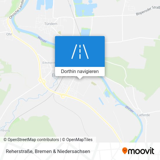 Reherstraße Karte
