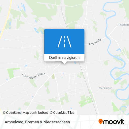 Amselweg Karte