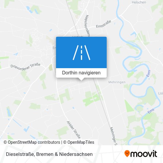 Dieselstraße Karte