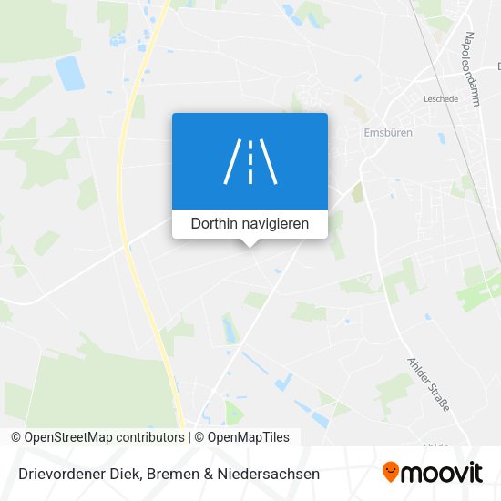 Drievordener Diek Karte