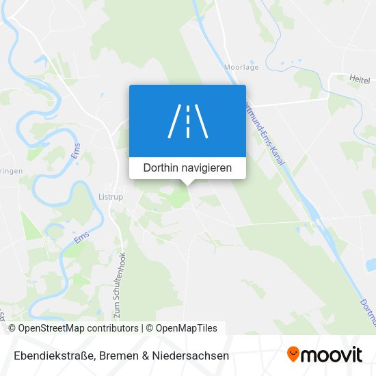 Ebendiekstraße Karte