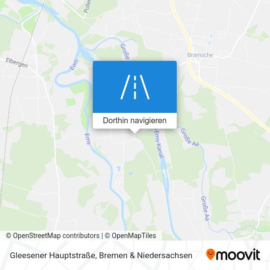 Gleesener Hauptstraße Karte
