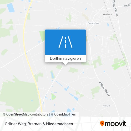 Grüner Weg Karte