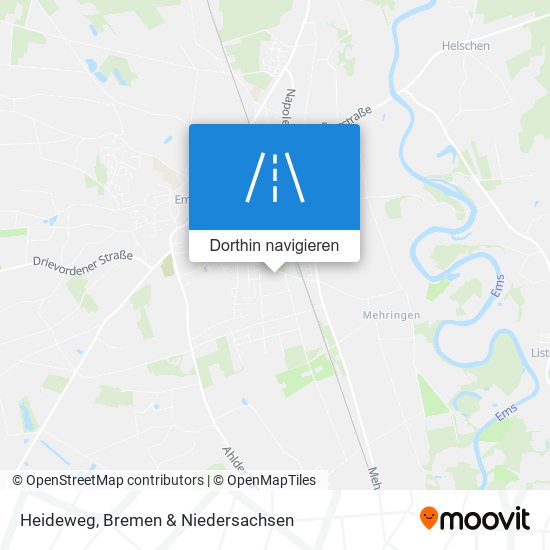 Heideweg Karte