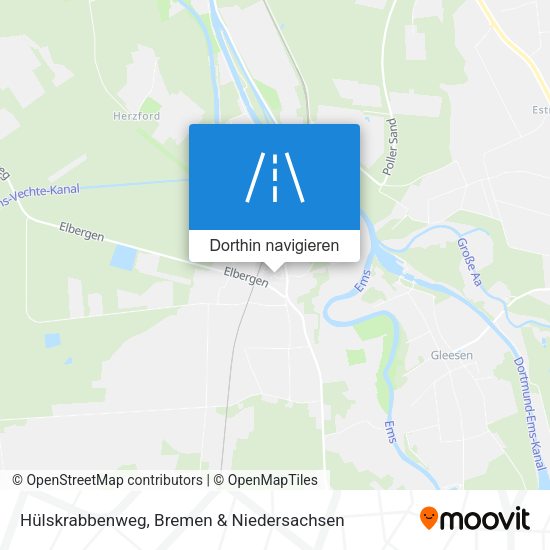 Hülskrabbenweg Karte