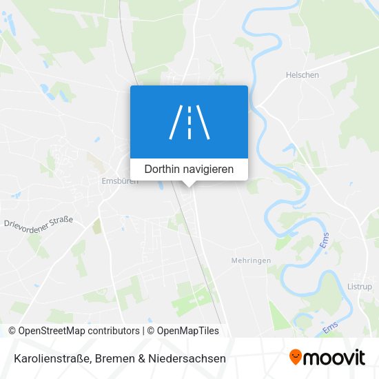 Karolienstraße Karte