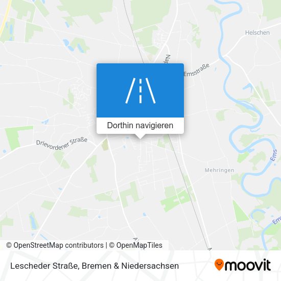Lescheder Straße Karte